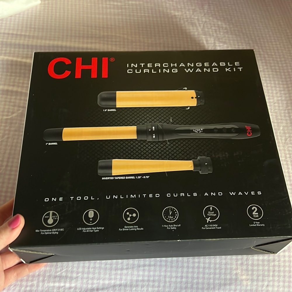 CHI Interchangeable Curling Wand Kit
